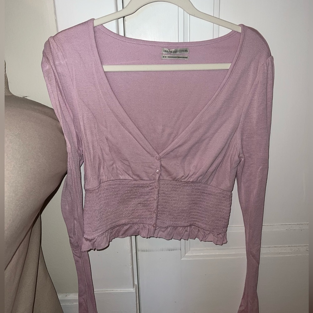 Soft button blouse